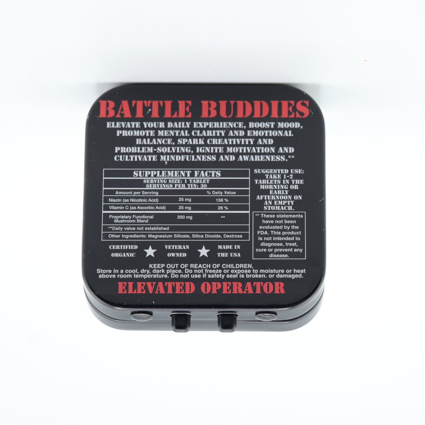 "Battle Buddies" - Mood Boosting Tablets
