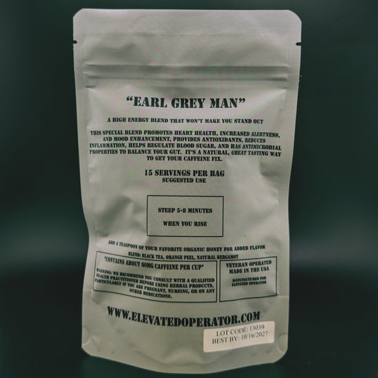 "Earl Grey Man" Sachets - Day Ops Tea